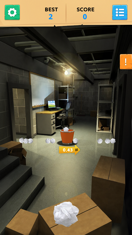 Paper Toss Office - Jerk Boss Screenshot1