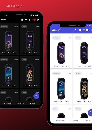 Mi band 6 watch faces Screenshot2
