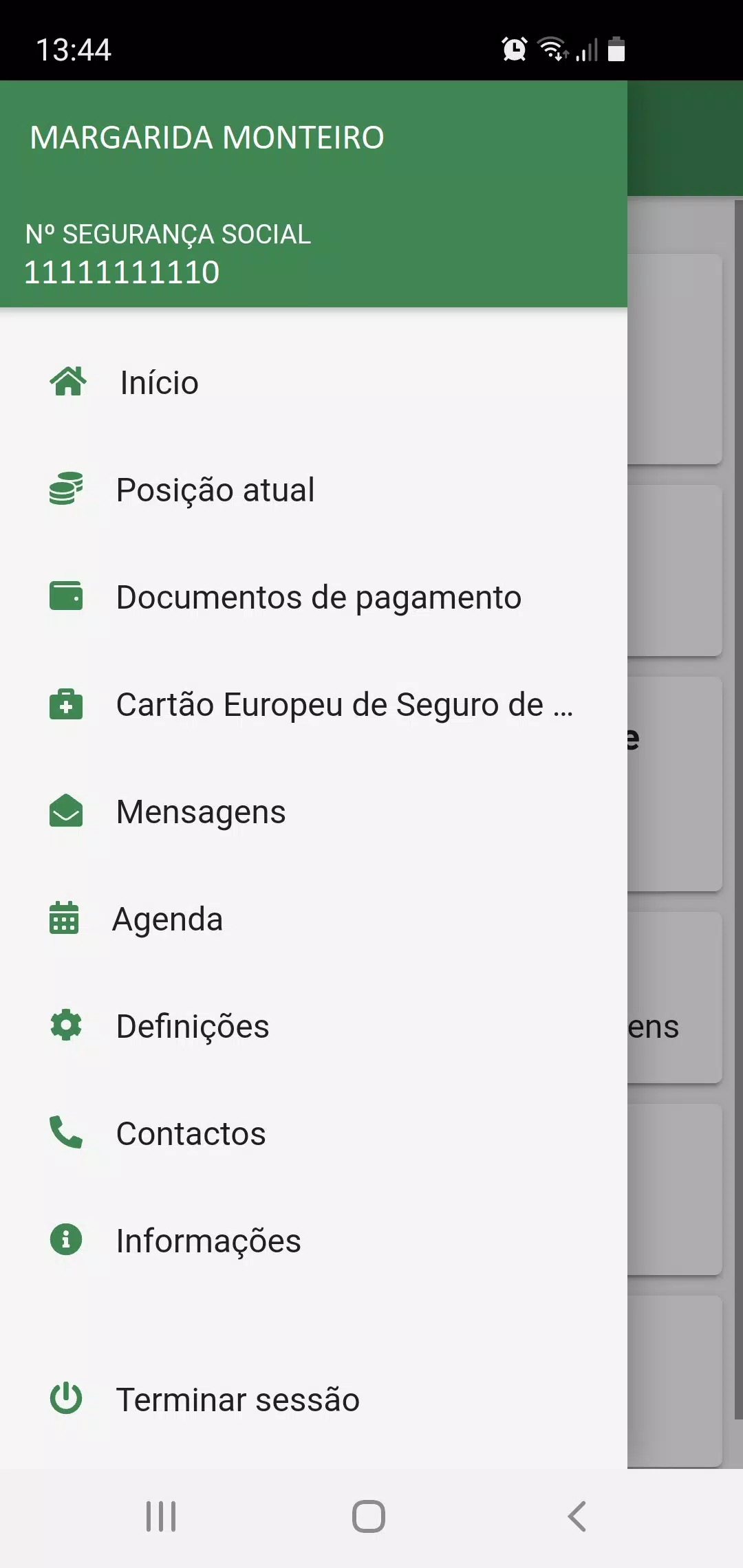 Segurança Social Screenshot1