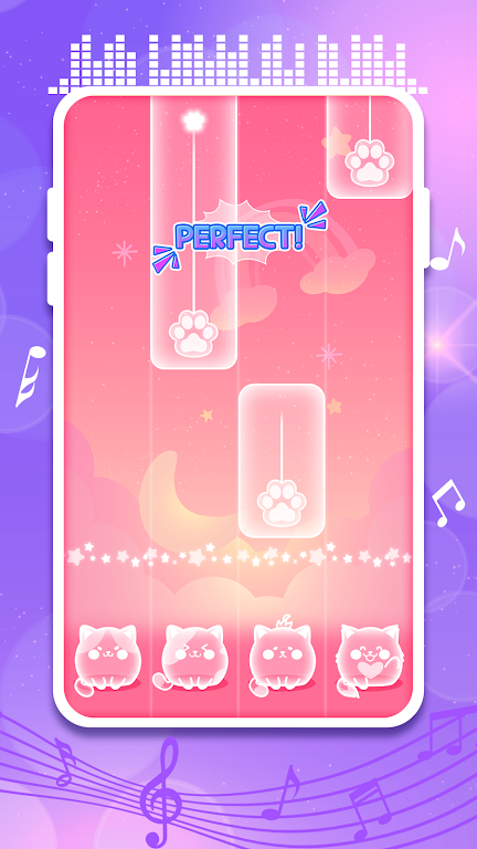 Meow Tiles: Piano Cat Sound Screenshot3