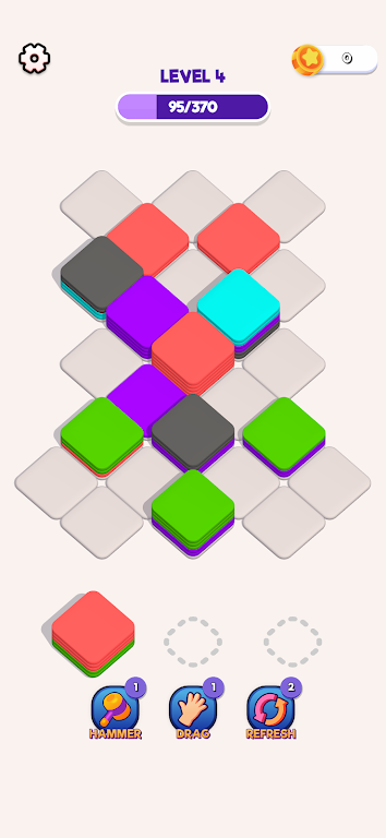 Block Sort 3D - ASMR Tile Sort Screenshot1