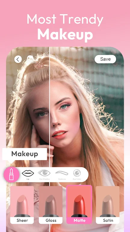 YouCam MakeupMagic Selfie Cam & Virtual Makeovers Screenshot2