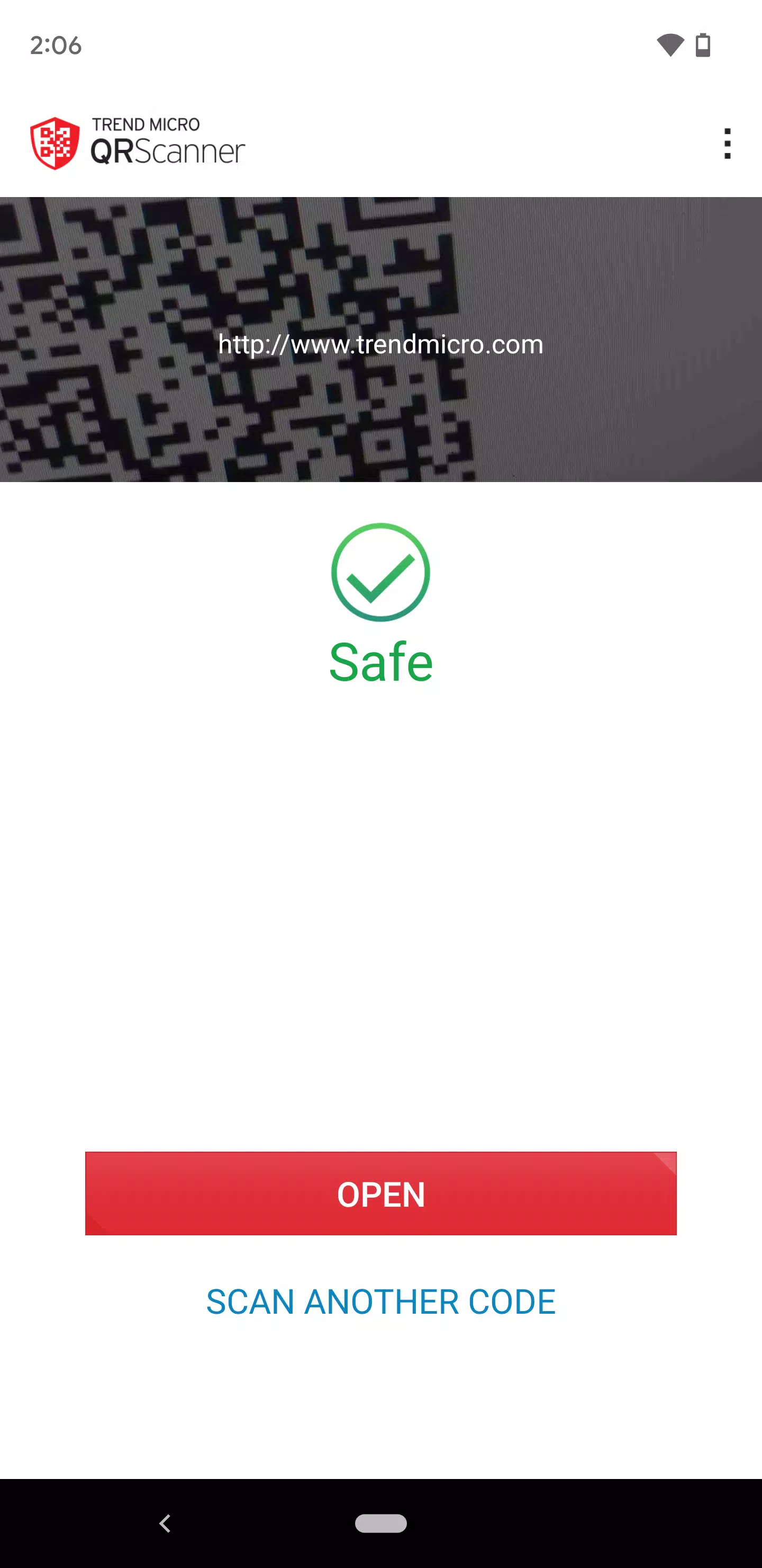 QR Scanner-Safe QR Code Reader Screenshot1