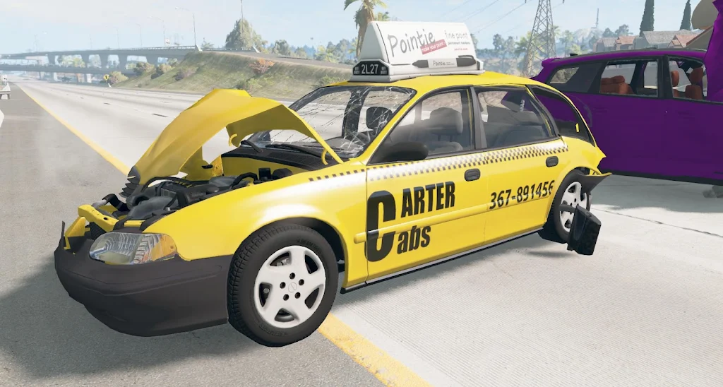 Taxi Crash Car Game Simulation Screenshot2