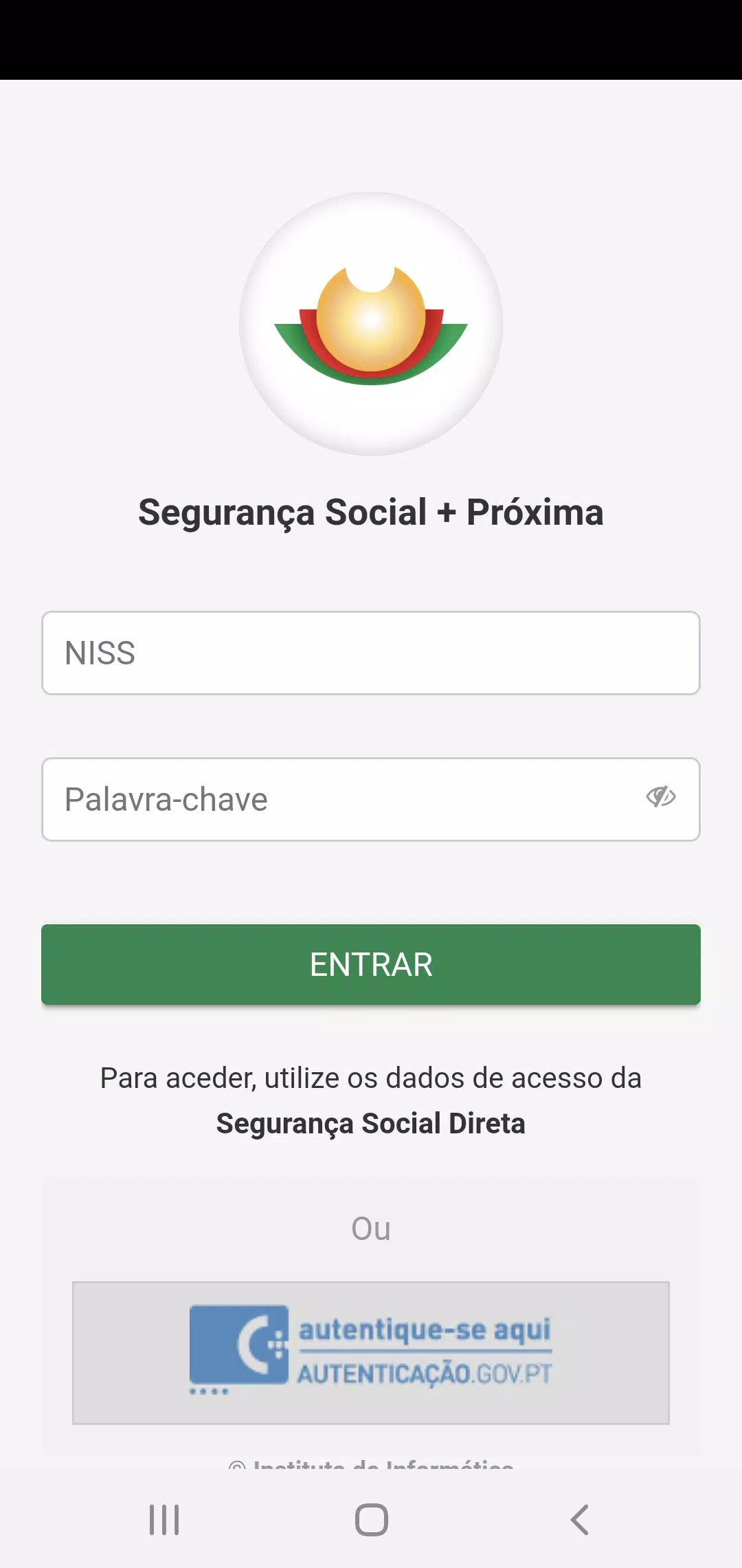 Segurança Social Screenshot2