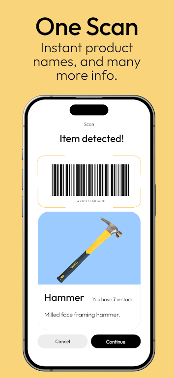 Amoa: easy scanner & inventory Screenshot1