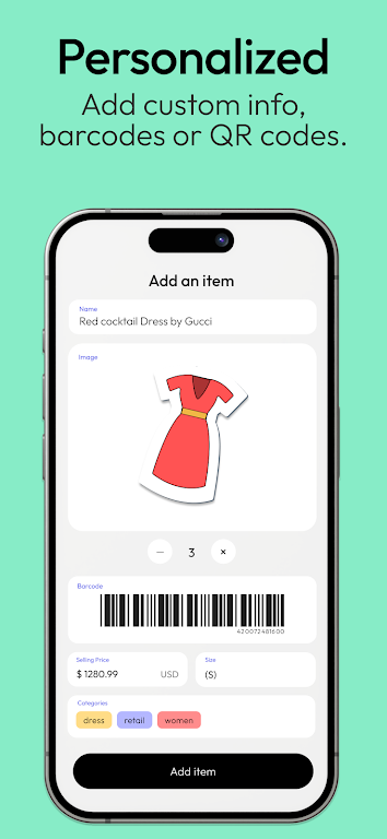 Amoa: easy scanner & inventory Screenshot3