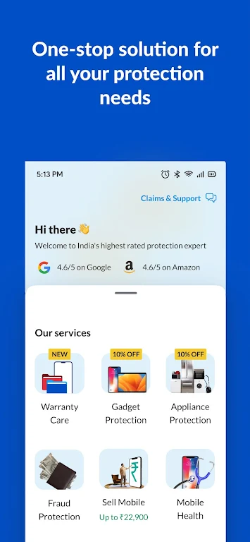 OneAssist: Protection+Warranty Screenshot1