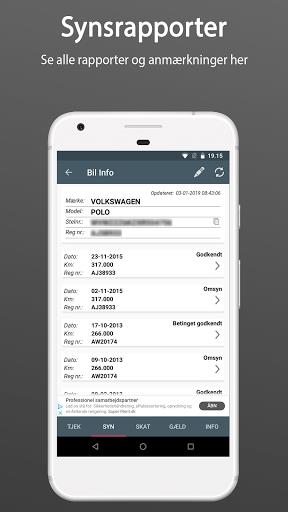 Bil Info nummerplade Screenshot3