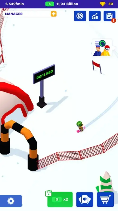 Ski Resort: Idle Snow Tycoon Screenshot4