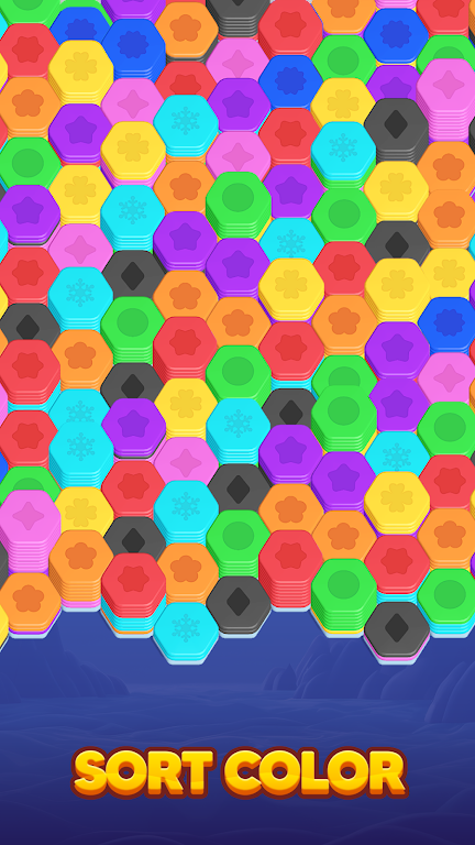 Royal Hexa: Sort Puzzle Screenshot1