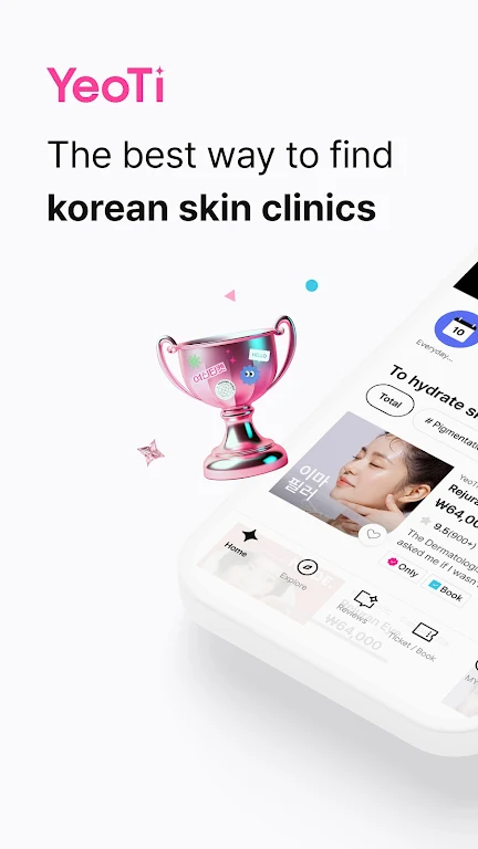 YeoTi-Find Korean Skin Clinics Screenshot1