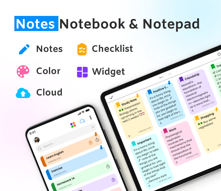 Notes, Notebook & Notepad Screenshot1