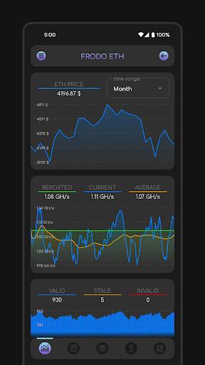 Ethermine monitor - Headminers Screenshot1