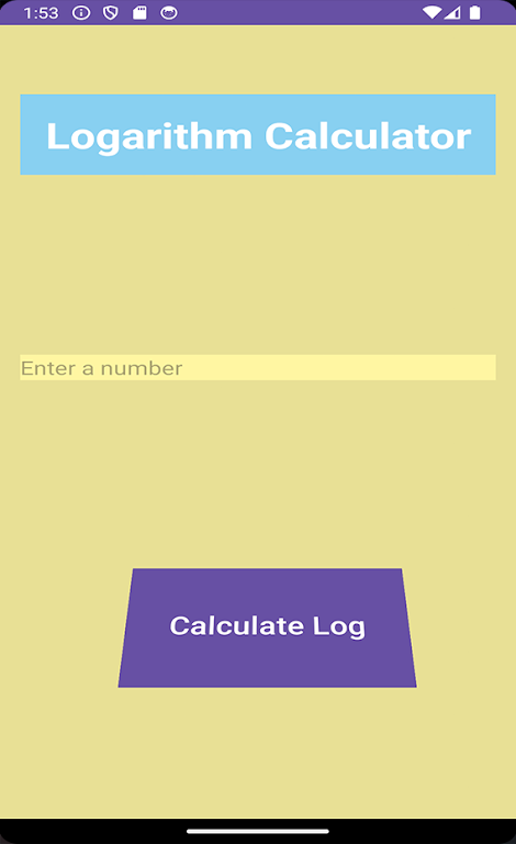 Logarithm Calculator Screenshot1