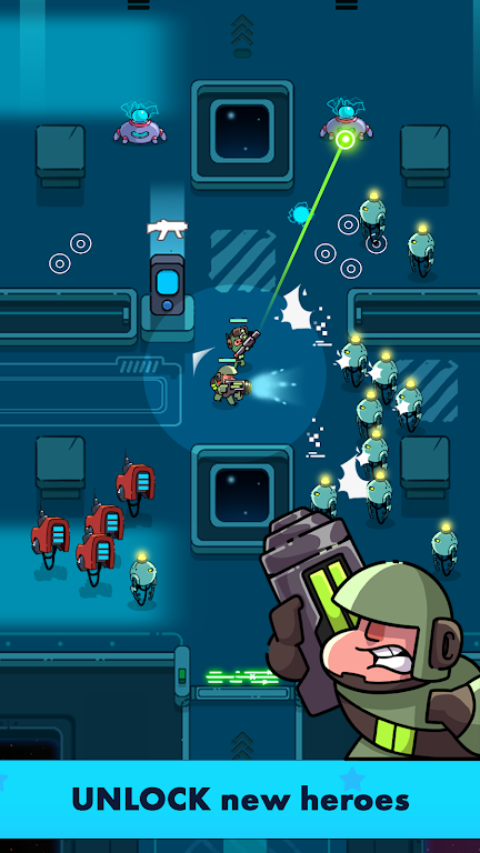 Space Squad: Crash Robots Screenshot2