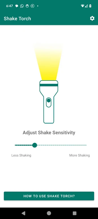 Shake Torch (Flashlight) Screenshot3