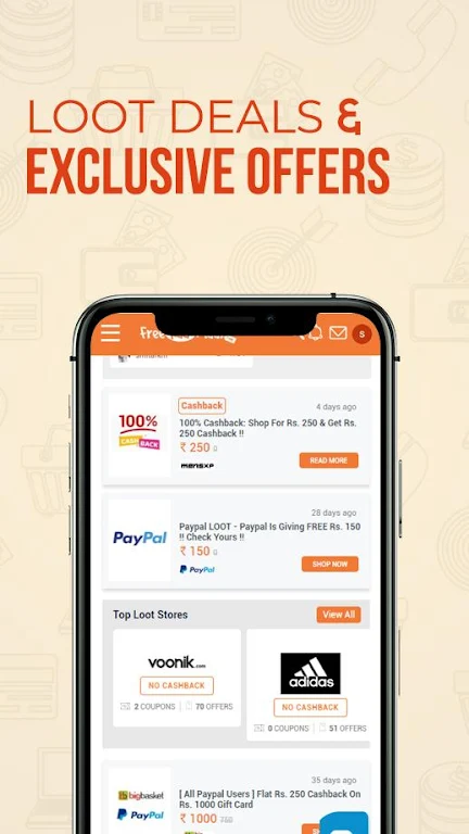 FreeKaaMaal -Cashback & Coupon Screenshot2