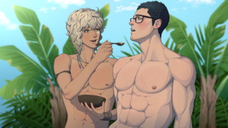 Baradise Escape: 18+ Adult Gay Bara Yaoi Survival Game Screenshot1