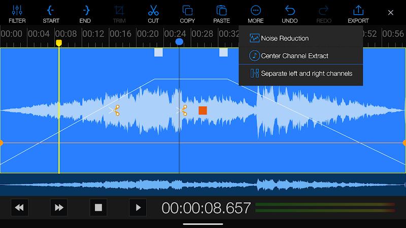 EZAudioCut-MT audio editor Screenshot3