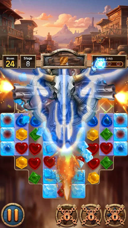 Jewel Western Match Screenshot1