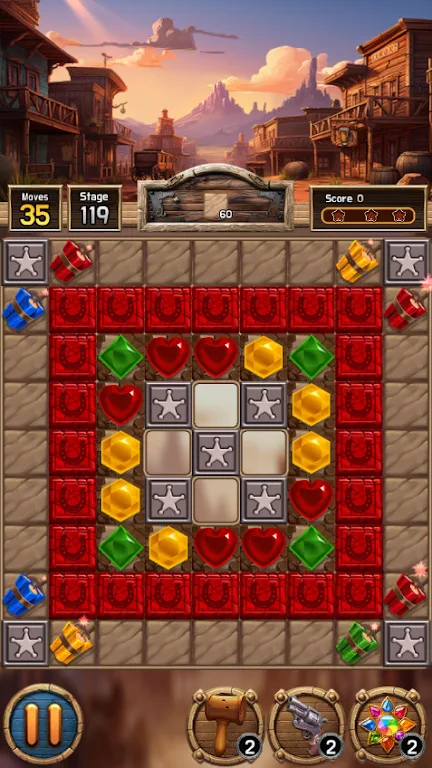 Jewel Western Match Screenshot2