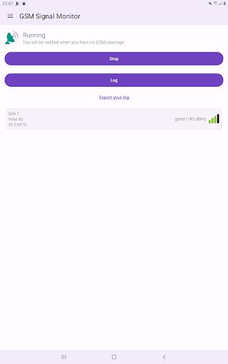 GSM Signal Monitor & SIM Info Screenshot2