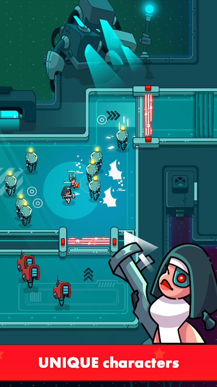 Space Squad: Crash Robots Screenshot4