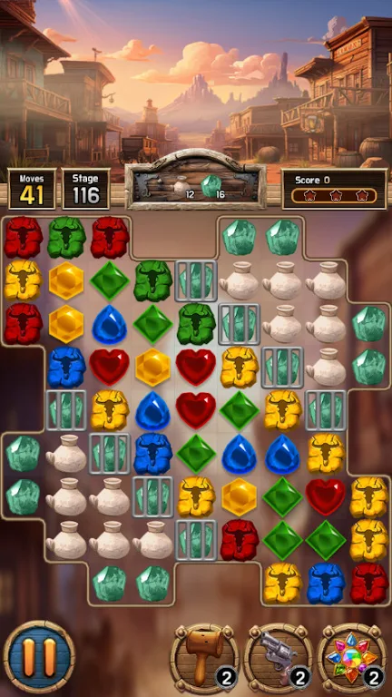 Jewel Western Match Screenshot3