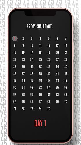 75 Day Hard Challenge Tracker Screenshot1