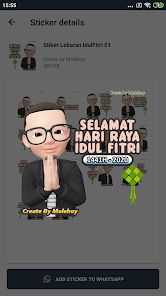 Stiker Lebaran Idul Fitri 2020 WAStickerApps Screenshot1