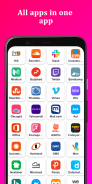 All social media and social networks in one app Screenshot1