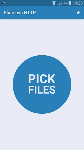 Share via HTTP - File Transfer Screenshot1