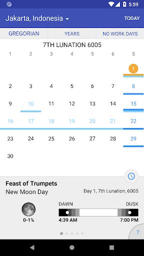 WLC Biblical Calendar Screenshot2