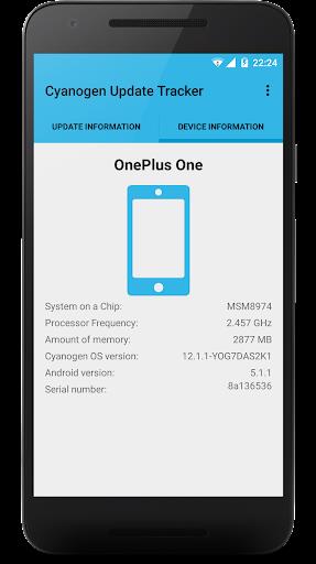 Cyanogen Update Tracker Screenshot3