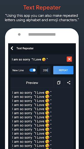 Text Repeater : Stylish Fonts Screenshot1