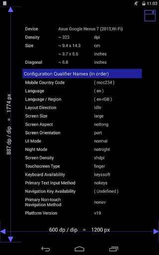 Screen Size / DPI and Dev Info Screenshot3