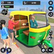 Tuk Tuk Auto Driving Games 3D Screenshot1