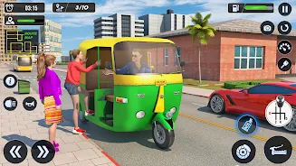 Tuk Tuk Auto Driving Games 3D Screenshot4