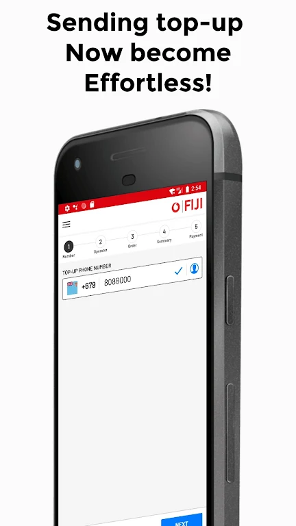 Vodafone Fiji Top-Up Screenshot1