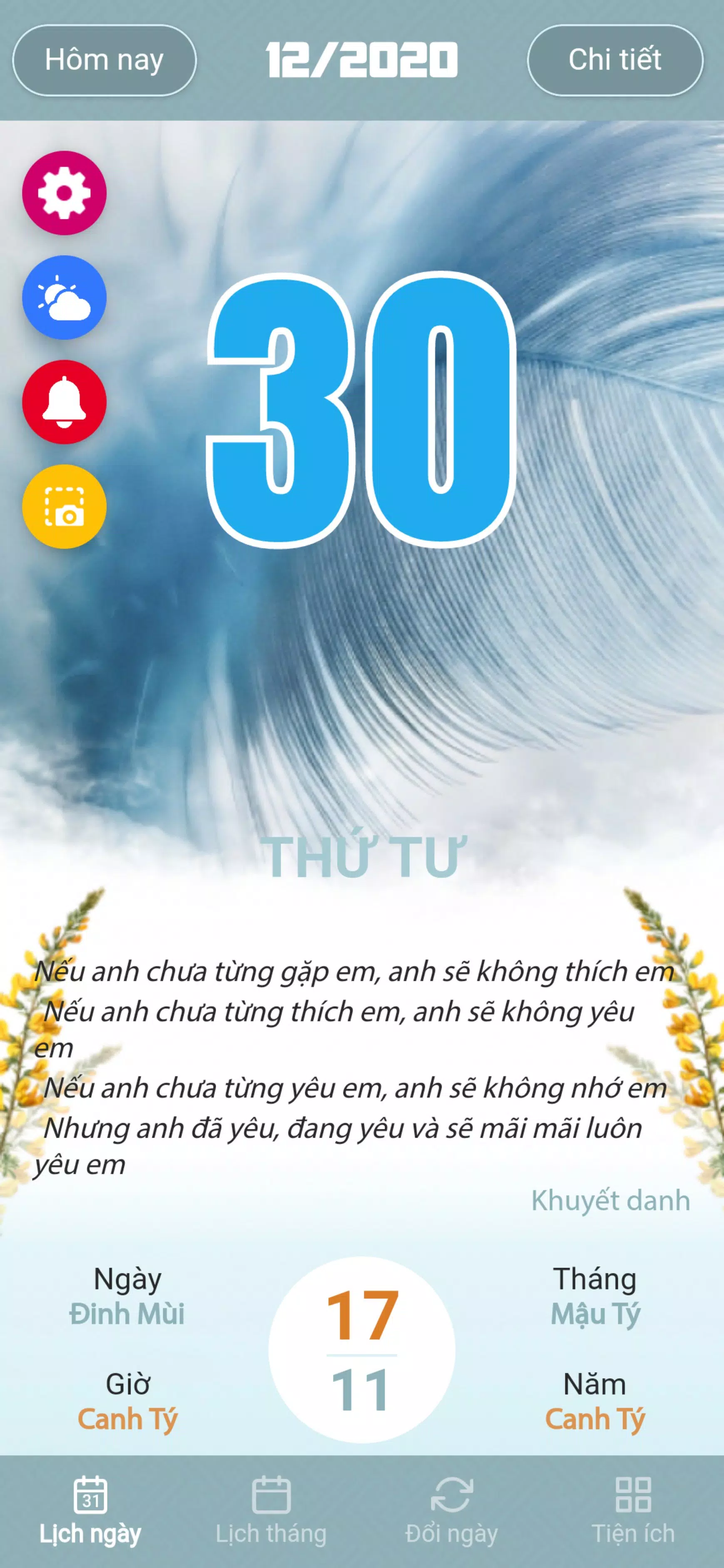 Lịch âm dương - Lịch vạn niên Screenshot1