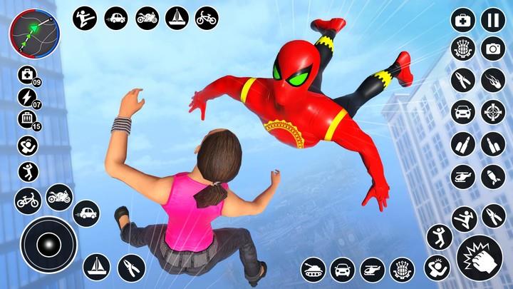 Spider Rope Hero Gangster Game Screenshot4