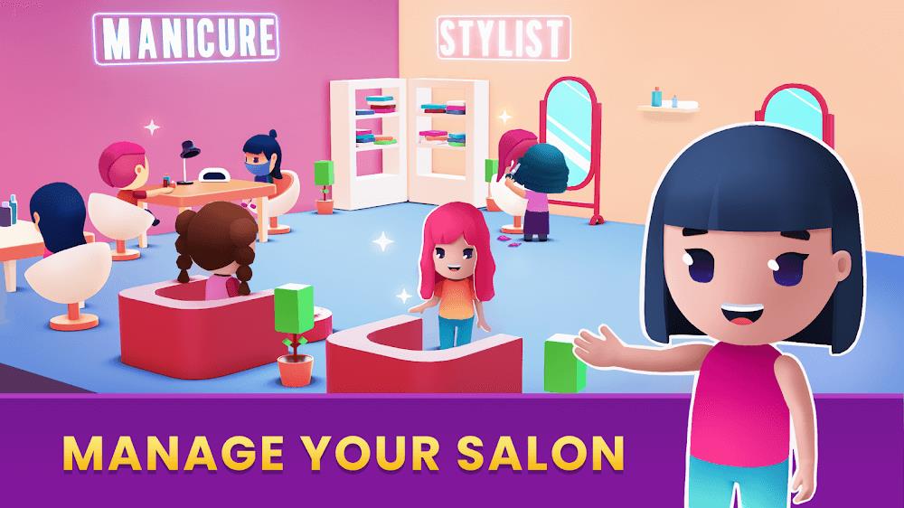 Idle Beauty Salon Tycoon Screenshot1