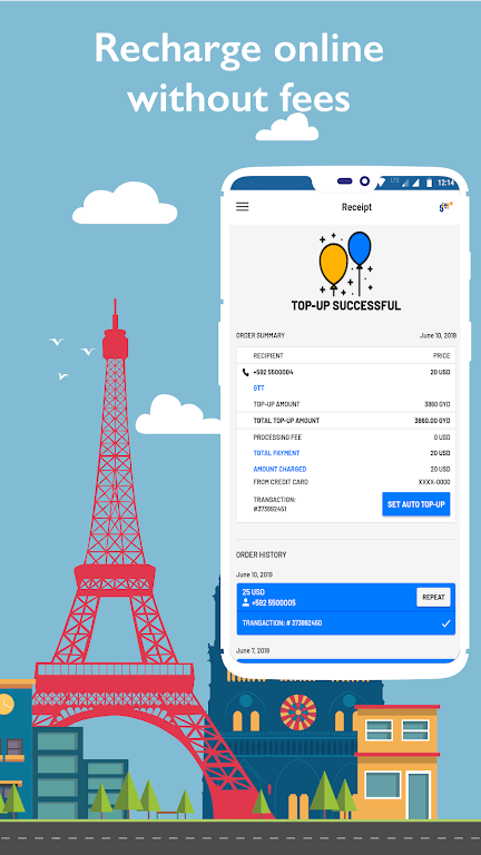 GTT Mobile Topup Screenshot2