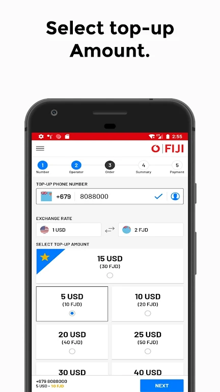 Vodafone Fiji Top-Up Screenshot2