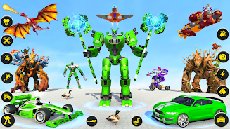 Dragon Robot Tree Robot Game Screenshot6