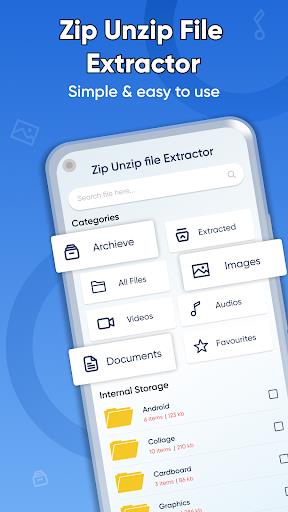 Zip File Reader 7zip Extractor Screenshot1