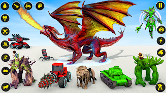 Dragon Robot Tree Robot Game Screenshot1