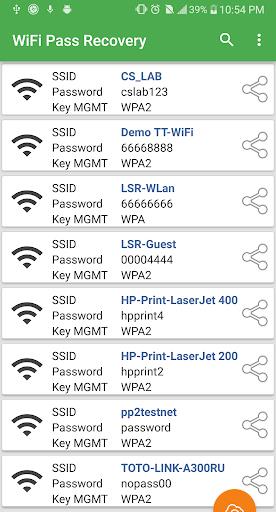 WiFi Password Recovery — Pro Screenshot1