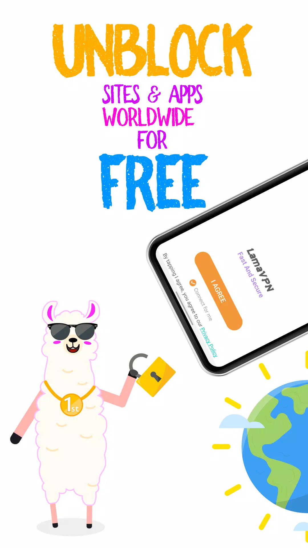 Llama VPN: Unlimited VPN Proxy Screenshot3